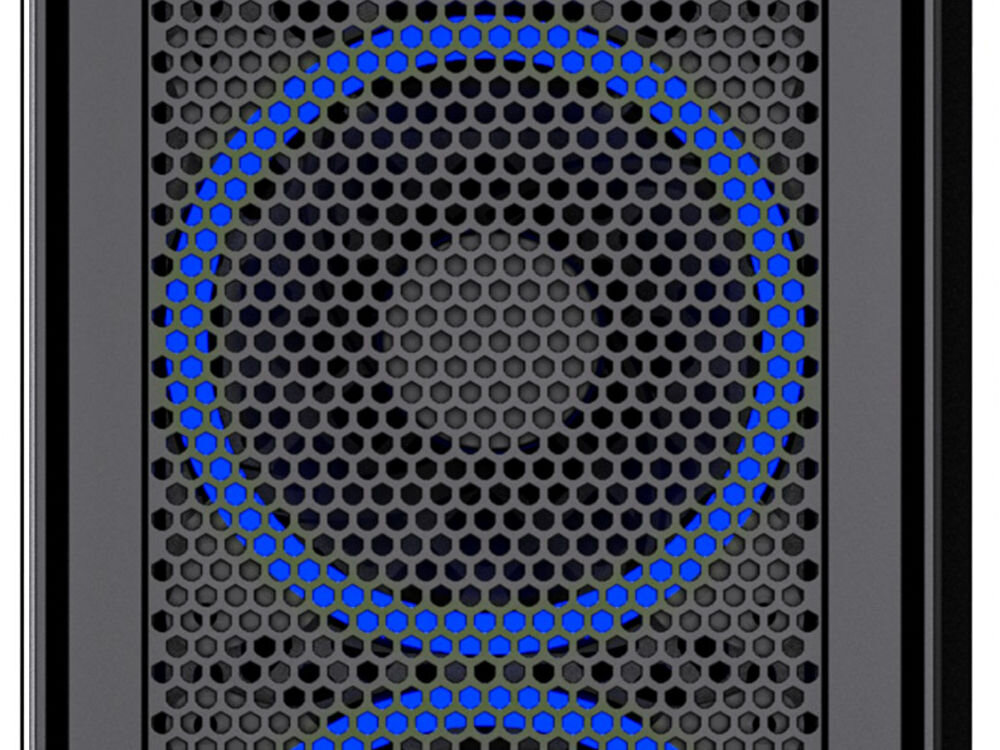 Obudowa GEMBIRD Fornax M100B Filtry montaż aranżowania kabli panel