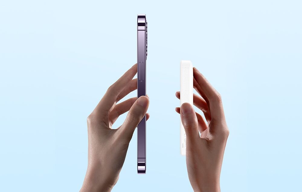 Powerbank BASEUS Magnetic Mini moc ladowanie bezprzewodowe przewodowe