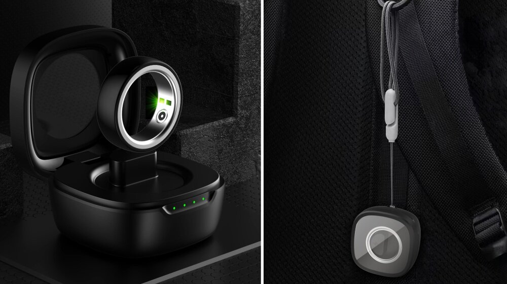 SMARTRING BEMI REVO bateria czas pracy czas działania ładowanie etui stacja ładująca zawieszka 