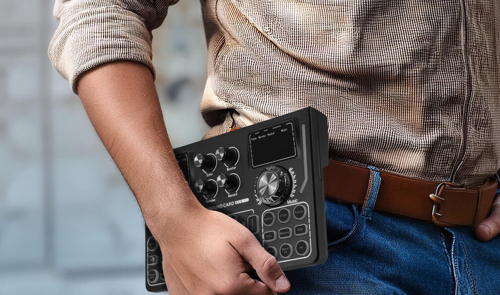 Mikser audio MUSICMATE MM-SC200 SonicLink wbudowana bateria o pojemności 1200 mAh