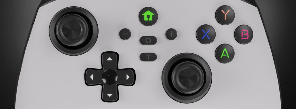 Kontroler GENESIS Mangan 400 Czerwony doskonale odwzorowany ruch joysticków