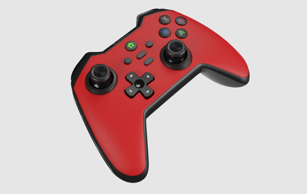 Kontroler GENESIS Mangan 400 Czerwony wysoka precyzja stylowy design