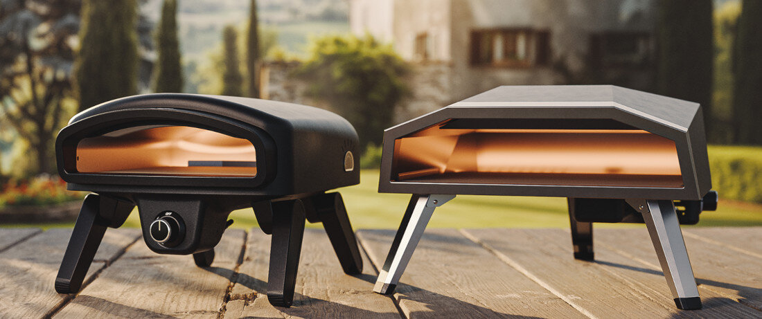 Gazowy piec do pizzy KOLER Bene KB 14 wygląd design tło prezentacja wizualizacja Pizza jak z pieca opalanego drewnem