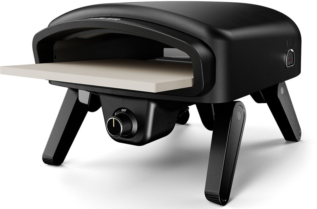 Gazowy piec do pizzy KOLER Bene KB 14 Więcej niż tylko pizza możliwości ciastka tarta grillowanie warzywa Kamień kordierytowy o grubości 12 mm 