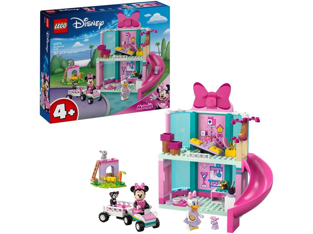LEGO 43274 Disney Classic Hotel dla zwierząt Minnie  Zestaw 