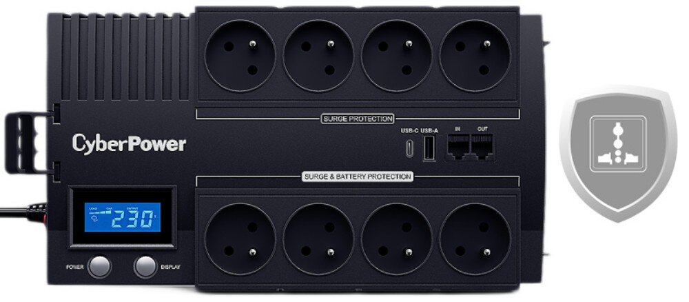 Zasilacz UPS CYBERPOWER BRICs LCD - wydajność 