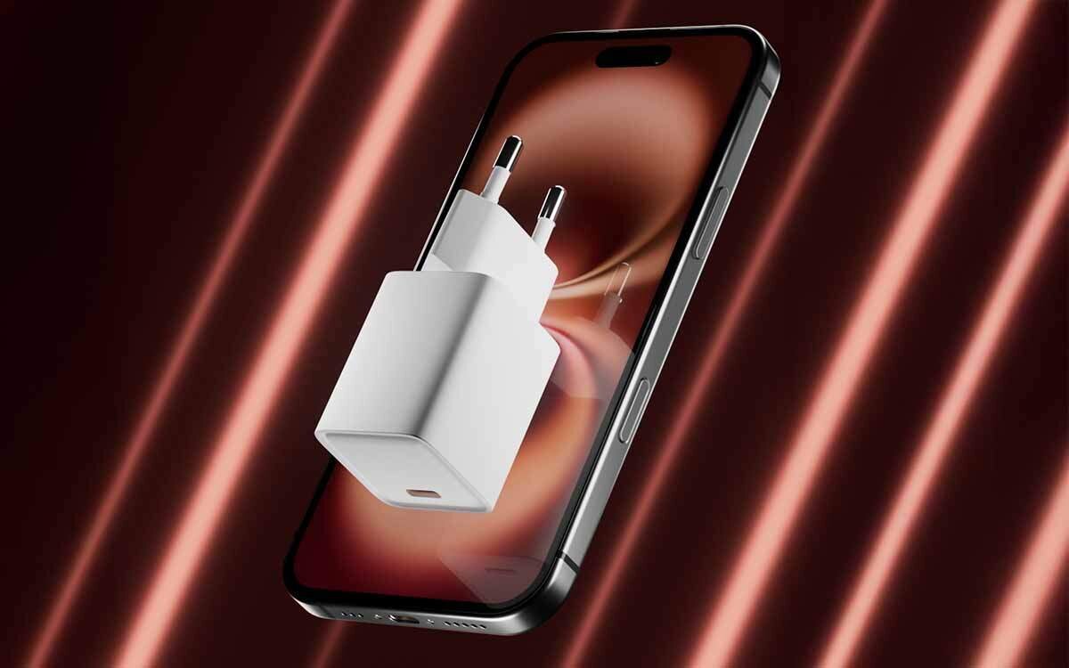 UNIQO UQTRGANPD20 - ładowarka umieszczona na smartfonie