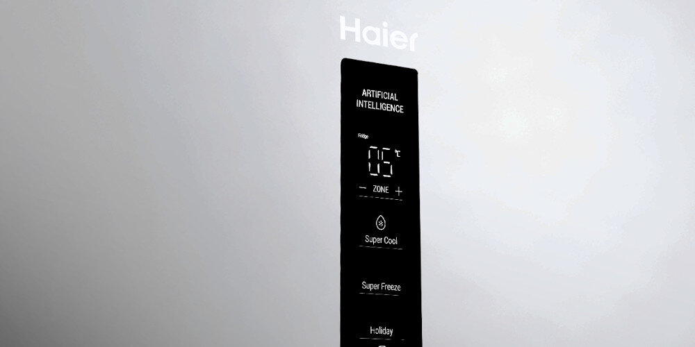 LODÓWKA HAIER HTW5618ENPW 3D panel sterowanie kontrola zarządzanie temperaturą szybki dostęp do funkcji