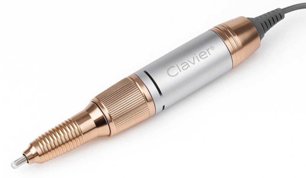 Frezarka do paznokci CLAVIER FX 830 WH Biały system Twist-Lock, szybka wymiana frezów, stabilne mocowanie, bezpieczeństwo