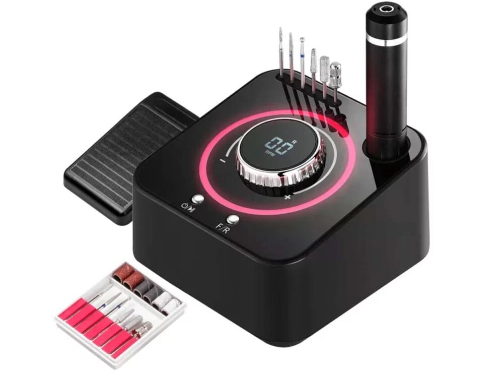 Frezarka do paznokci CLAVIER FX 1080 BL Czarny kv początek opisu