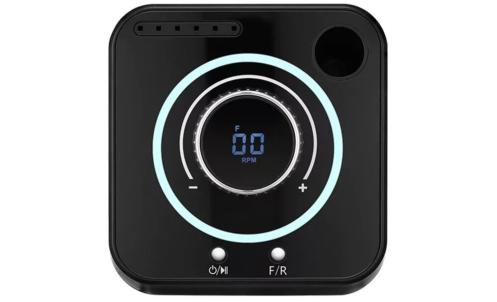 Frezarka do paznokci CLAVIER FX 1080 BL Czarny płynna regulacja prędkości, dopasowanie do pracy, chłodzenie powietrzem