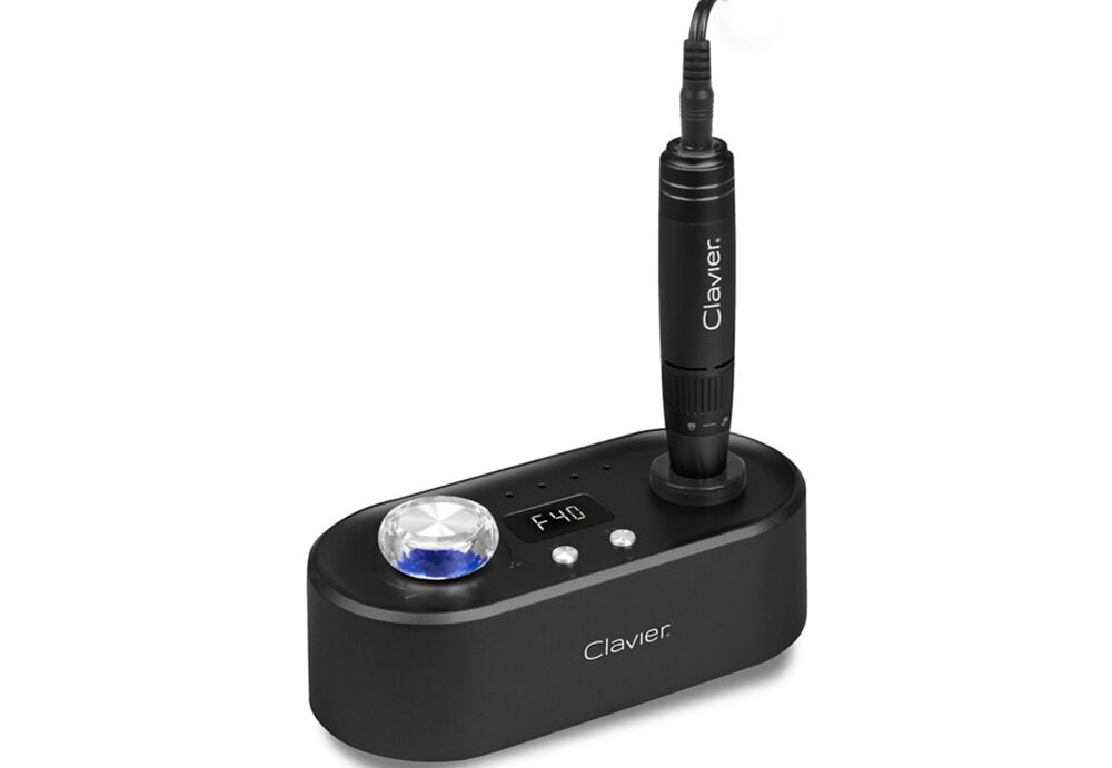 Frezarka do paznokci CLAVIER FX 750 BL Czarny sprawna praca, krótszy czas stylizacji, pełna kontrola