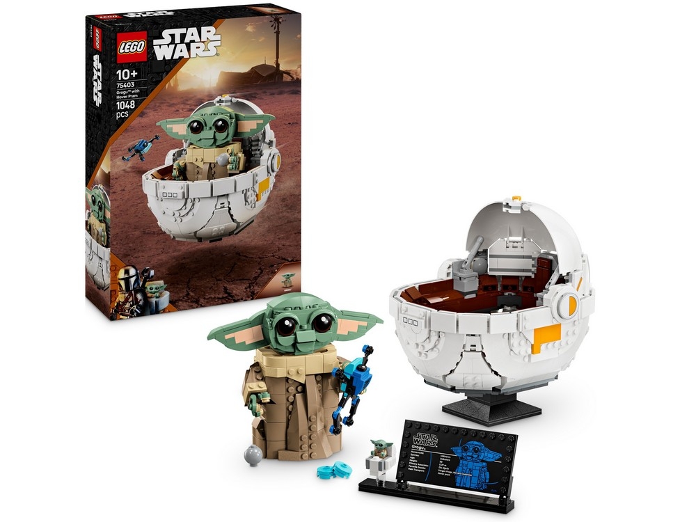 LEGO 75403 Star Wars Grogu w wózku zestaw 