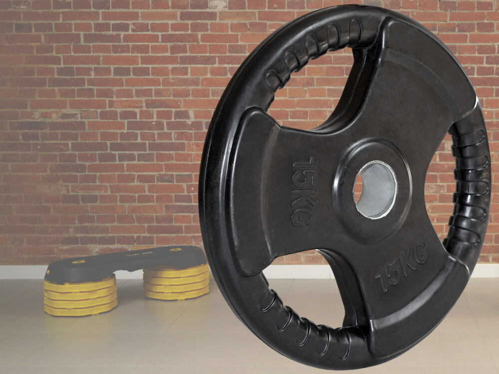 Obciążenie HMS 17034 TOK-15 (20 kg) guma wyprofilowane otwory żeliwo