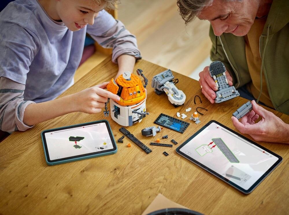 LEGO 75416 Star Wars Droid astromechaniczny Chopper (C1-10P) zdolności manualne rozwój dziecka koordynacja umiejętności wyobraźnia  