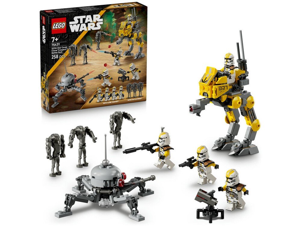 LEGO 75431 Star Wars Zestaw bitewny — żołnierze-klony z 327. korpusu galaktycznego Zestaw  