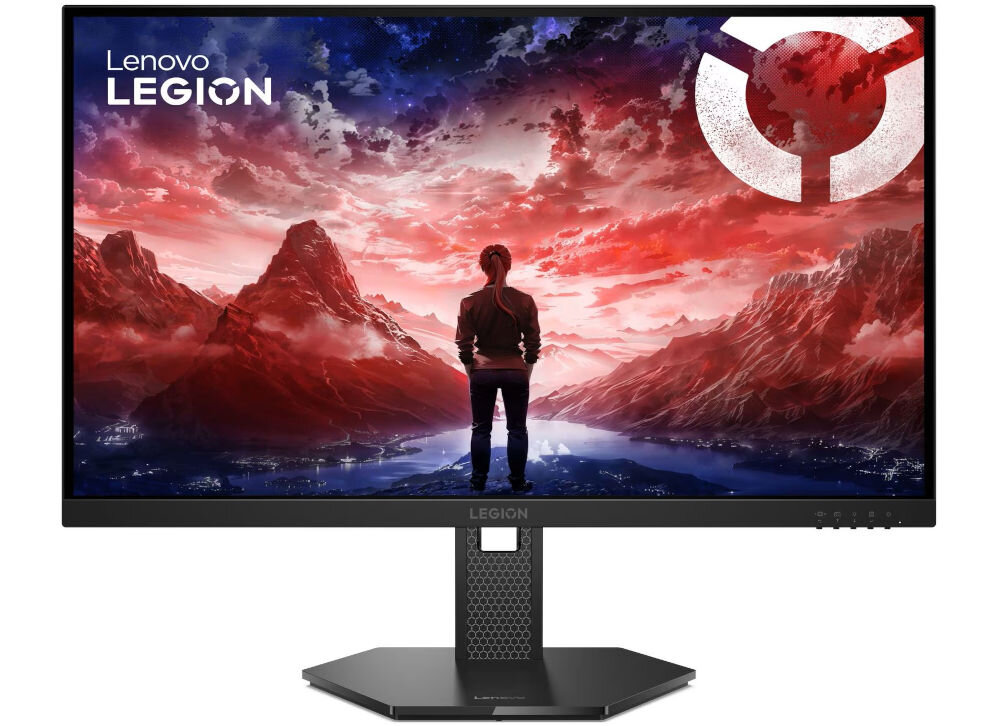 Monitor LENOVO Legion 27Q-10 27 cali 2560x1440px IPS 240Hz 0.5 [MPRT] prezentacja monitora od przodu na białym tle dopasuj widok do własnych potrzeb personalizacja Legion Space Lenovo Artery kontrola nad ustawieniami obrazu