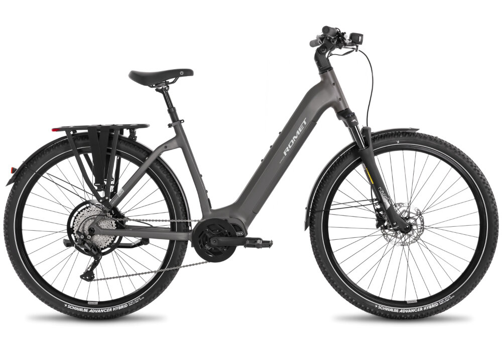 Rower elektryczny ROMET E-Modeco SUV 2.1 U19 28 cali Grafitowy