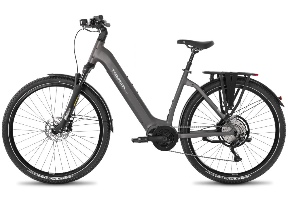 Rower elektryczny ROMET E-Modeco SUV 2.1 U19 28 cali Grafitowy 