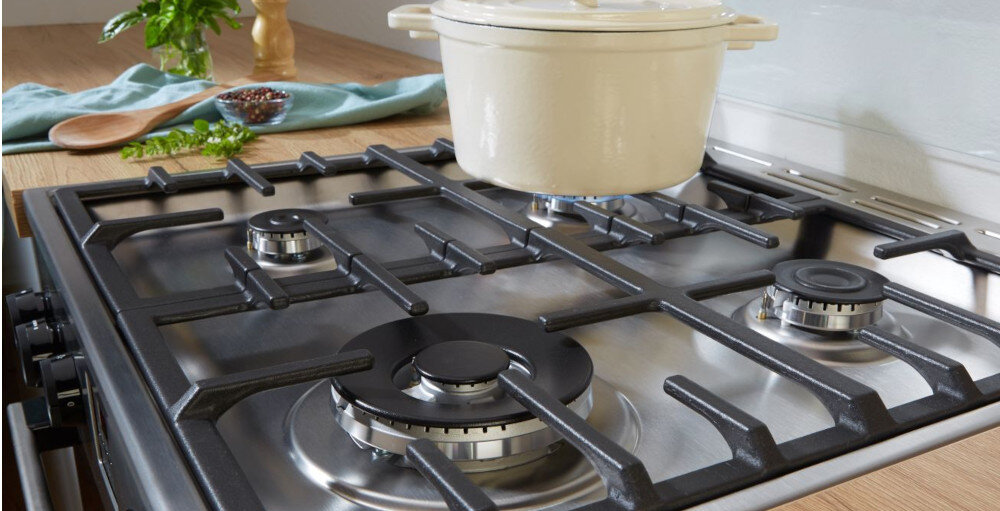 LODÓWKA HISENSE RL3K370SAFC EXTRASPACE trwałe solidne mocne eleganckie żeliwne ruszty ProGrids wygoda przesuwanie garnków