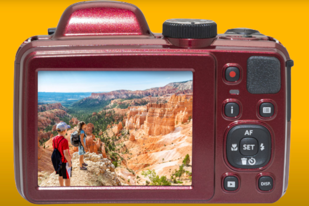 Aparat KODAK PixPro AZ405RD rozdzielczość bateria stabilizacja zoom af przysłona obiektyw makro ogniskowa 