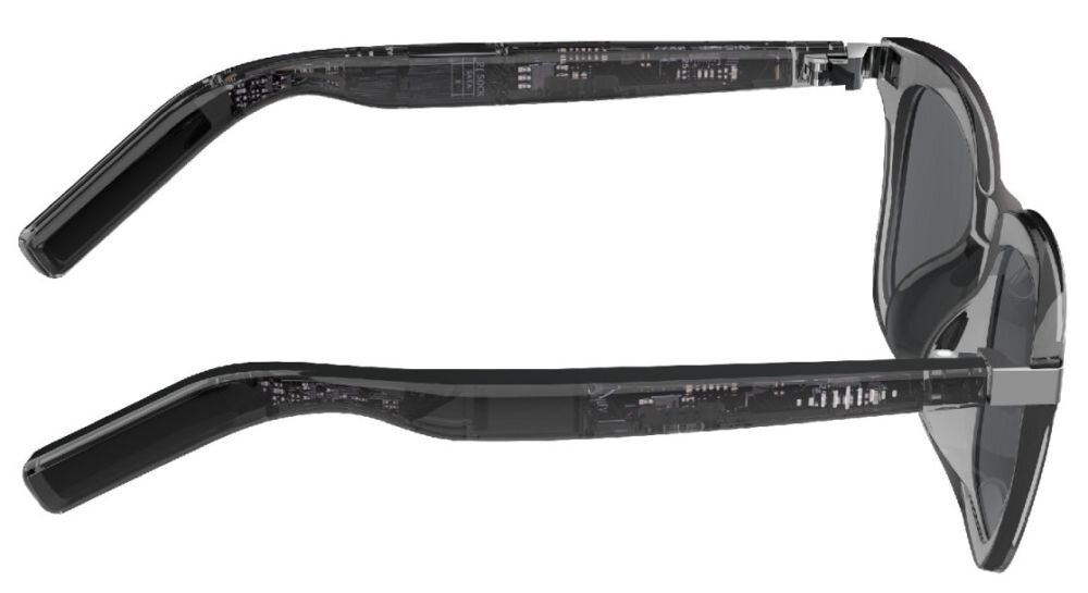 Okulary 4SMARTS SoundGlasses Lucid styl, wykonanie, okulary na bialym tle