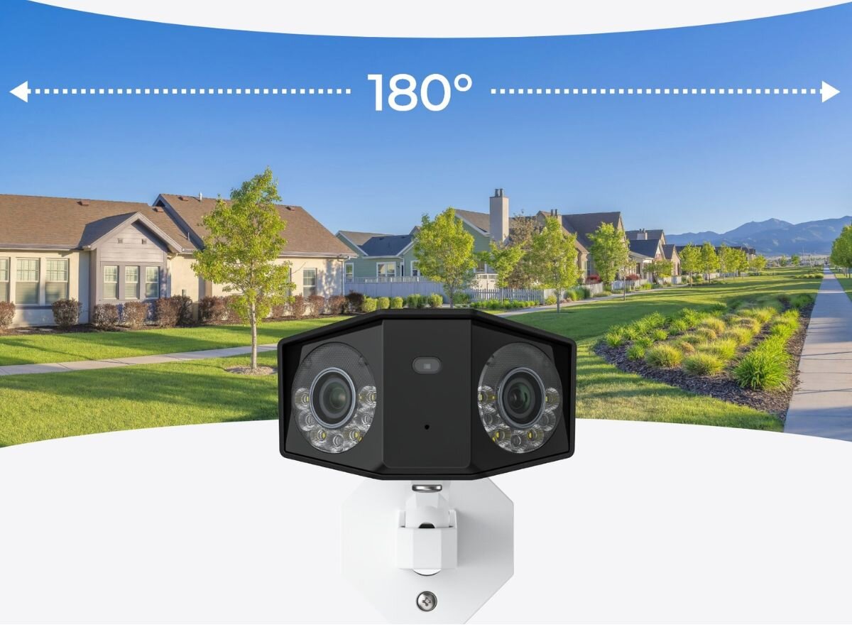 Kamera REOLINK Duo Series P750 - Szeroki zakres widoczności, kamera wyposażona w widok panoramiczny 180 stopni