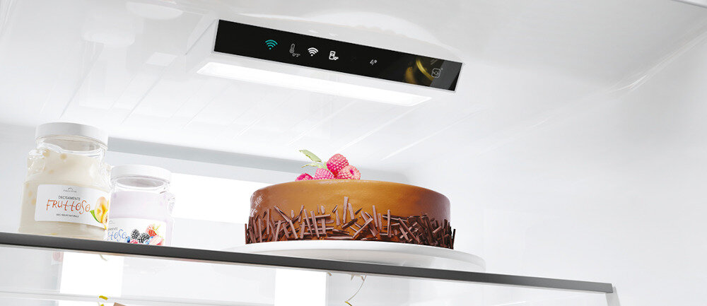 LODÓWKA CANDY CNCQ4T618EX Wszystko pod kontrolą panel sterowanie ustawienia temperatury