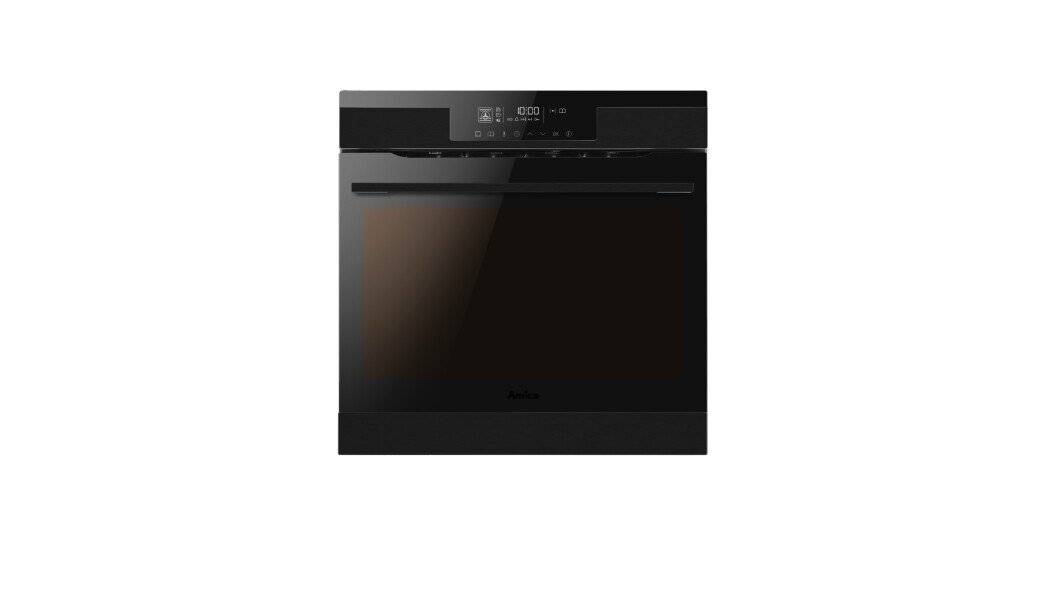 Włączone oświetlenie w urządzeniu marki Amica TED57676ArBA+V PIZZA