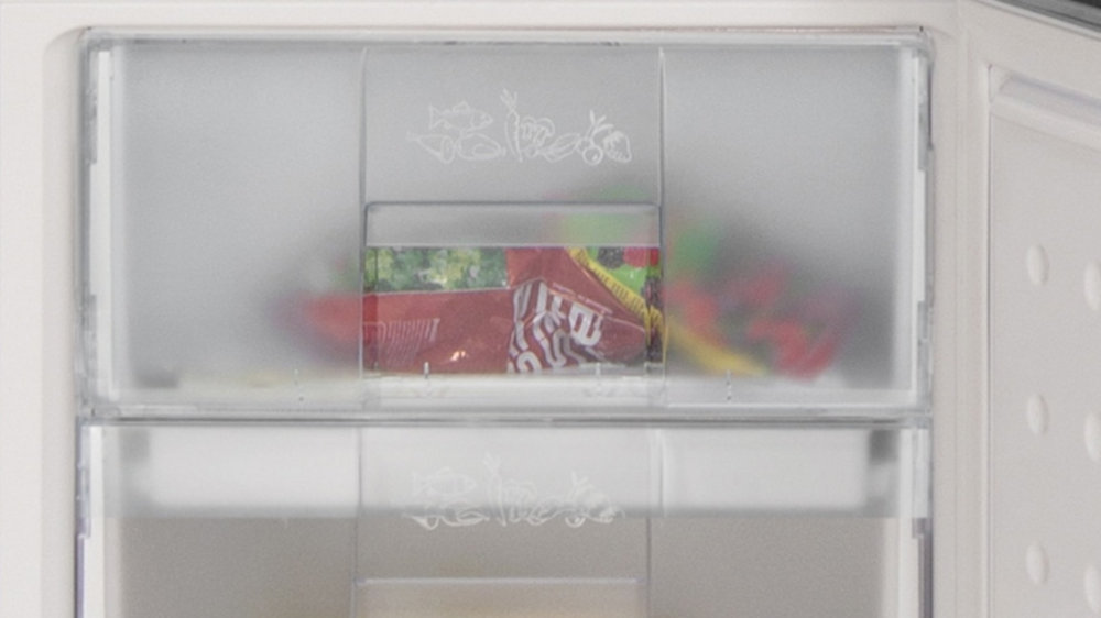 Lodowka BEKO CSA29026X - Przezroczyste Szuflady Zamrażalnika