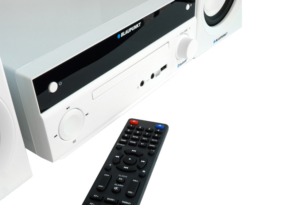 Mikrowieża BLAUPUNKT MS30.2BT - Mocny wzmacniacz dźwięku