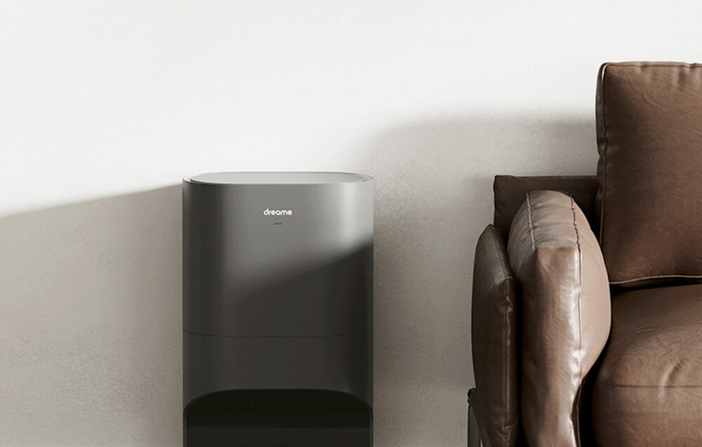 Robot sprzatajacy DREAME D10S Plus stacja ladujaca technologia DualBoost 1.0