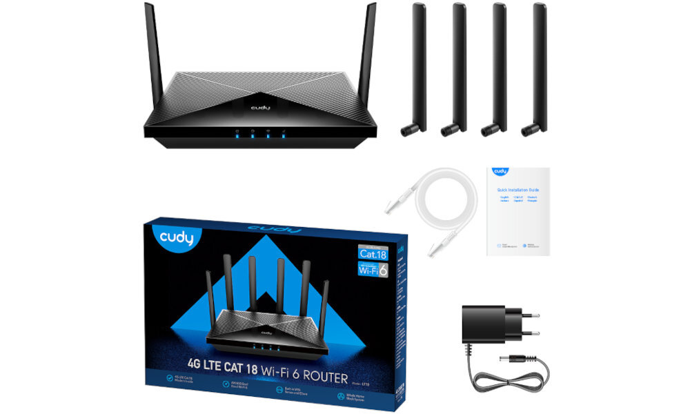 Router CUDY LT700 wyposażenie