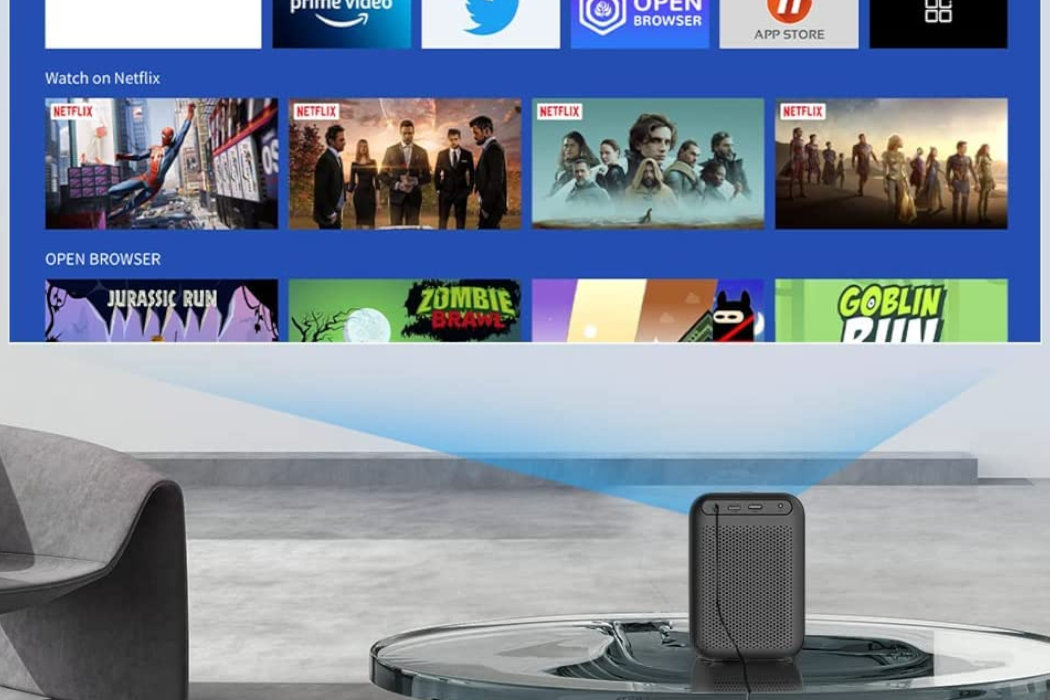 Projektor WANBO TT zabzawa aplikacje linux realizm ai wyposażenie chłodzenie