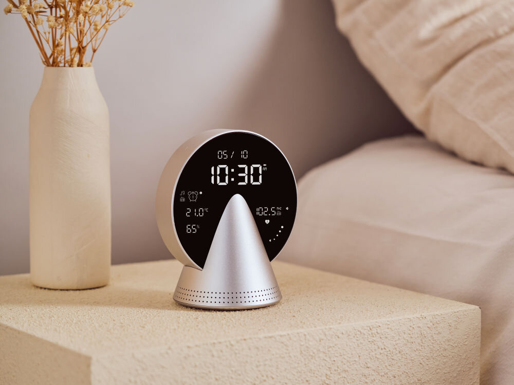 Lexon Conic Clock Budzik organizacja czasu