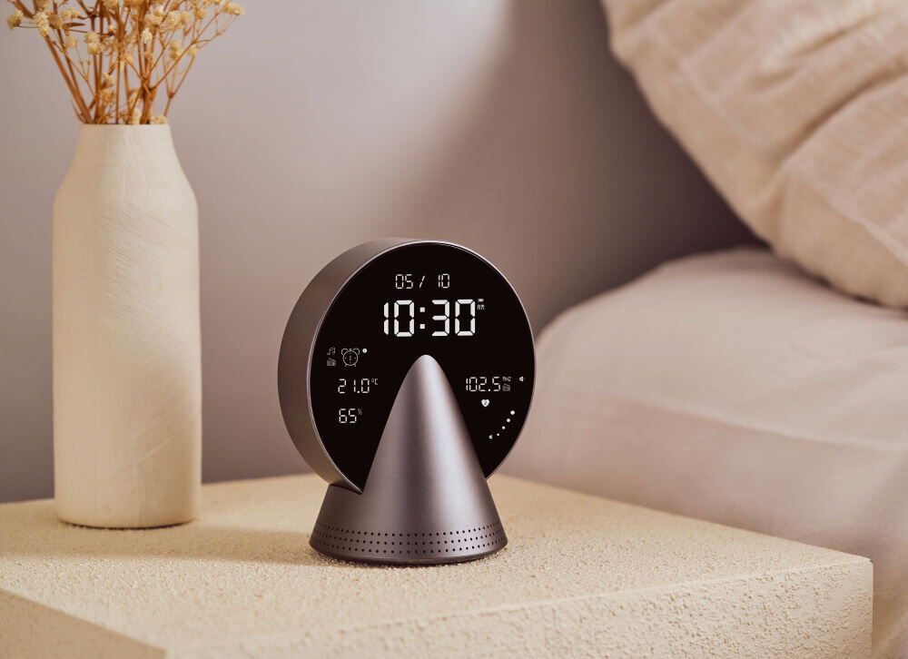 Lexon Conic Clock Budzik organizacja czasu