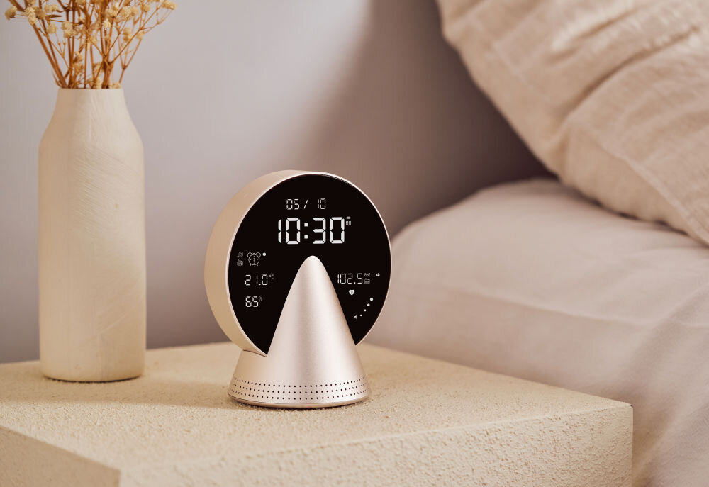 Lexon Conic Clock Budzik organizacja czasu