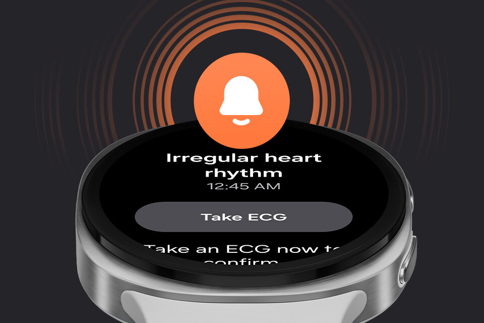 wykryj nieregularne bicie serca