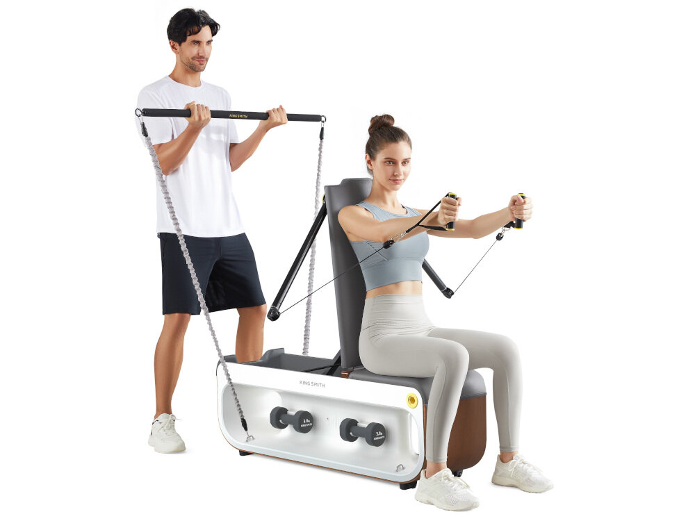 Ławka do ćwiczeń KINGSMITH FBB1C roznorodne treningi regulowane oparcie efektywne wzmacnianie miesni