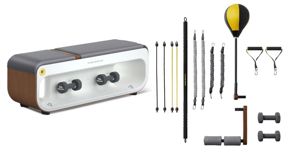 Ławka do ćwiczeń KINGSMITH FBB1C zestaw