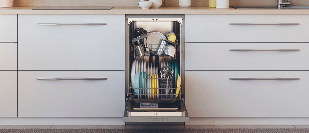 ZMYWARKA CANDY CDPH 2L1047S BRAVA szerokość 45 cm wnętrze stal nierdzewna 10 kompletów naczyń pojemność załadunek