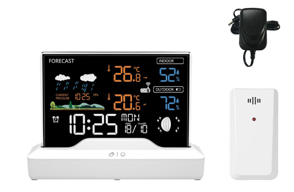 Stacja pogody MANTA Windy MTO100W Biały