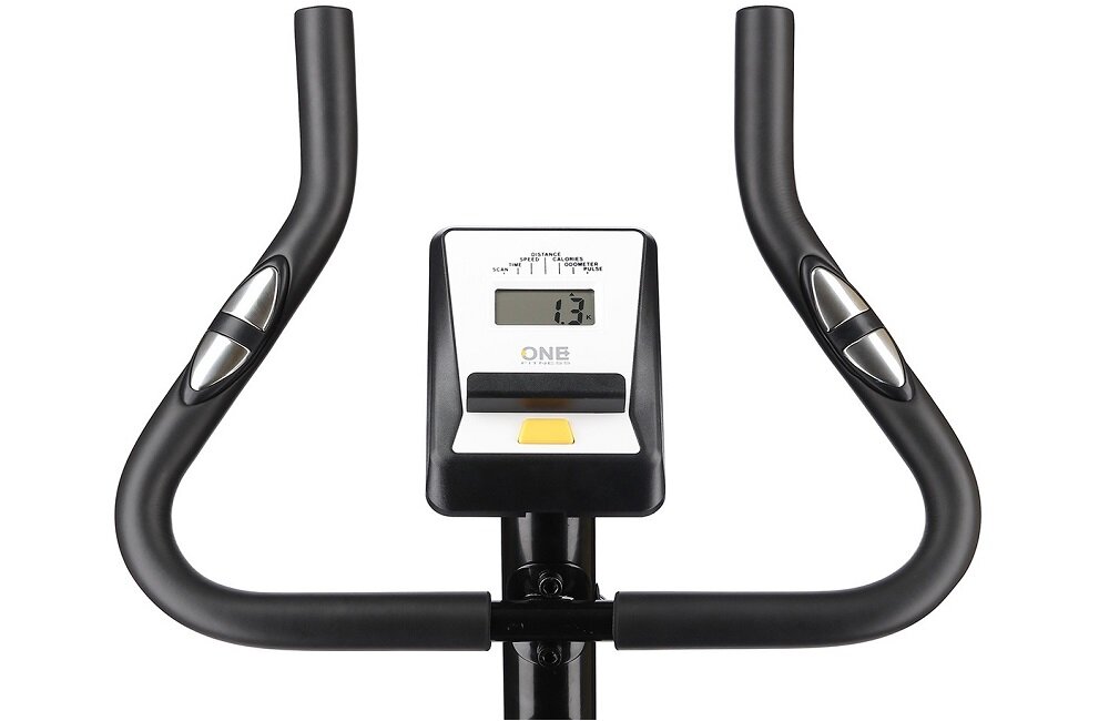 Rower magnetyczny ONE FITNESS RM8740 Czarny Parametry czas treningu przebyty dystans prędkość spalane kalorie scan puls