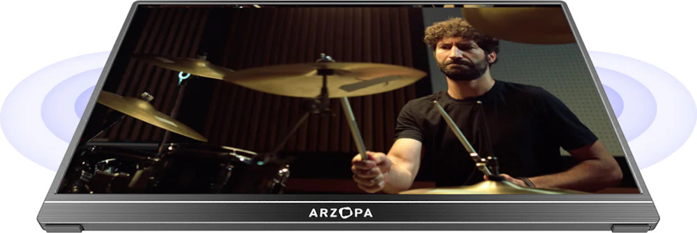 Monitor ARZOPA S1 Table dźwięk audio głośniki