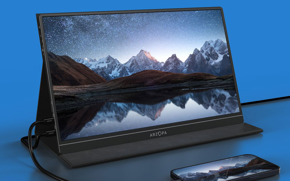 Monitor ARZOPA S1 Table ekran przekątna rozdzielczość widoczność matryca