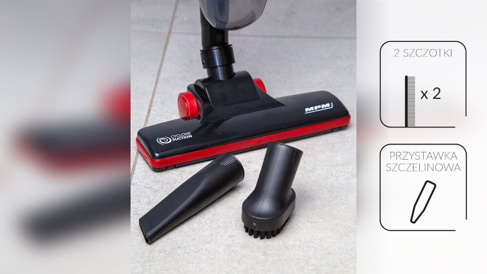 Odkurzacz MPM MOD-39 dodatkowe wyposazenie