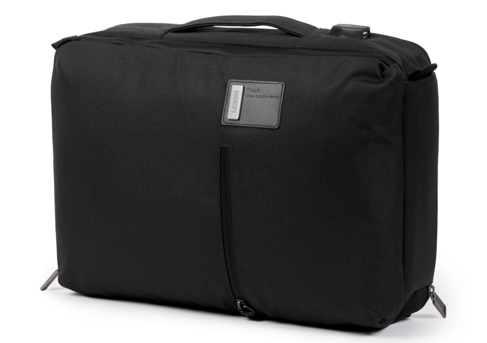Plecak na laptopa 15 cali Lexon Track Document Backpack czarny biznesowy