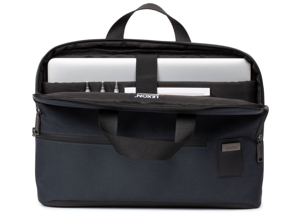Torba na laptopa 15 cali Lexon Track Envelope Brief czarna smukła forma
