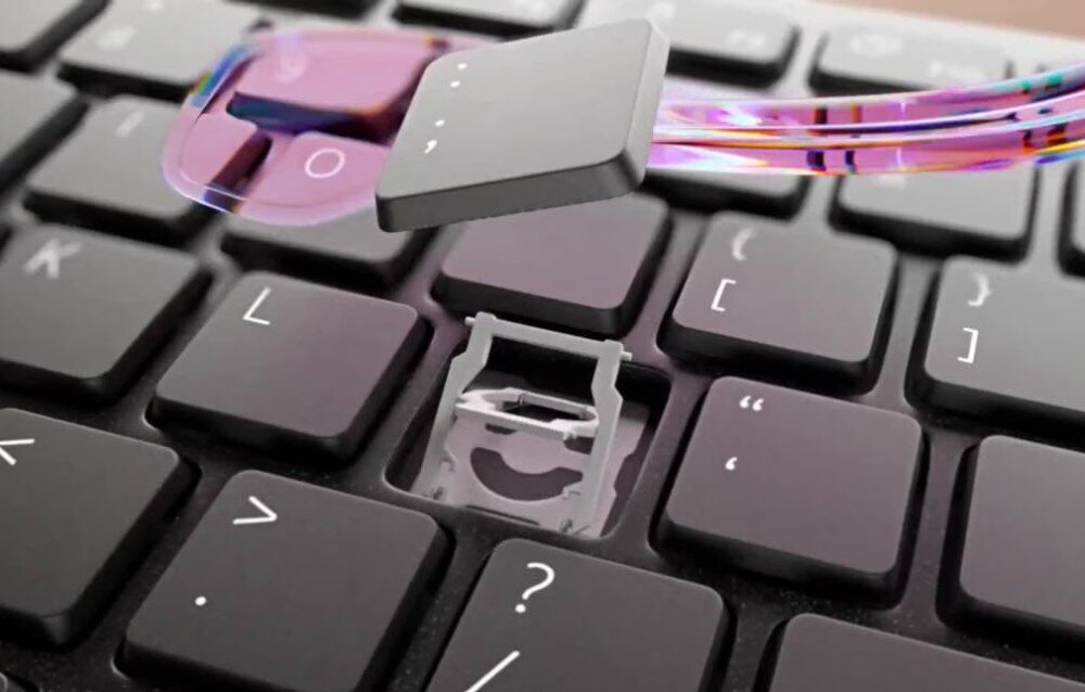 Klawiatura DELL Premier KB900 konstrukcja mechanizm nóżki