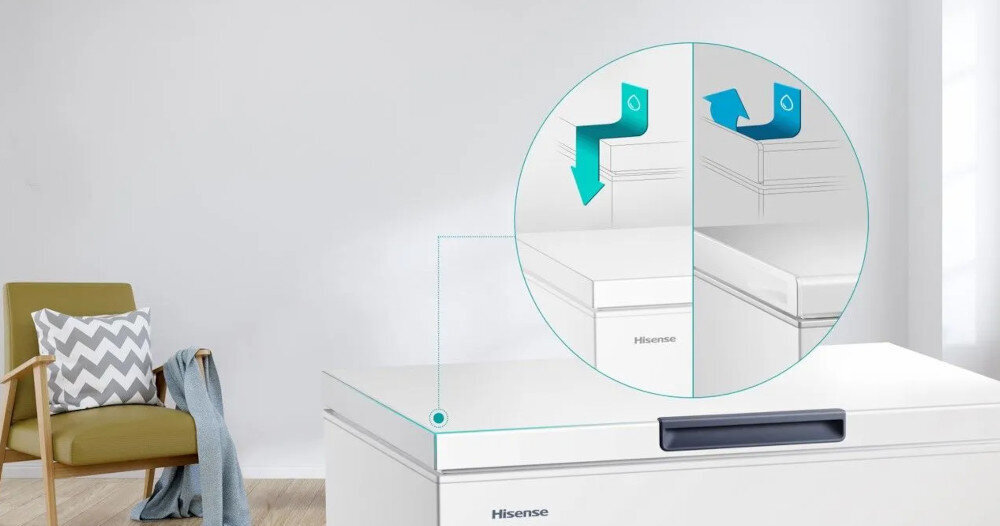 ZAMRAŻARKA HISENSE FC386D4AWLYE konstrukcja premium dopasowanie design elegancki minimalistyczny
